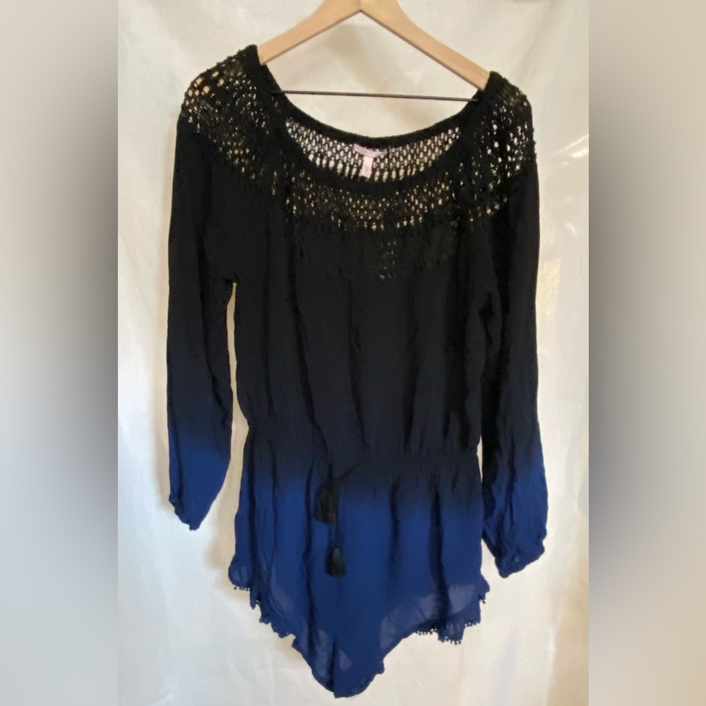 Victoria's Secret, Ombre Swim Cover Up, Crocheted Romper